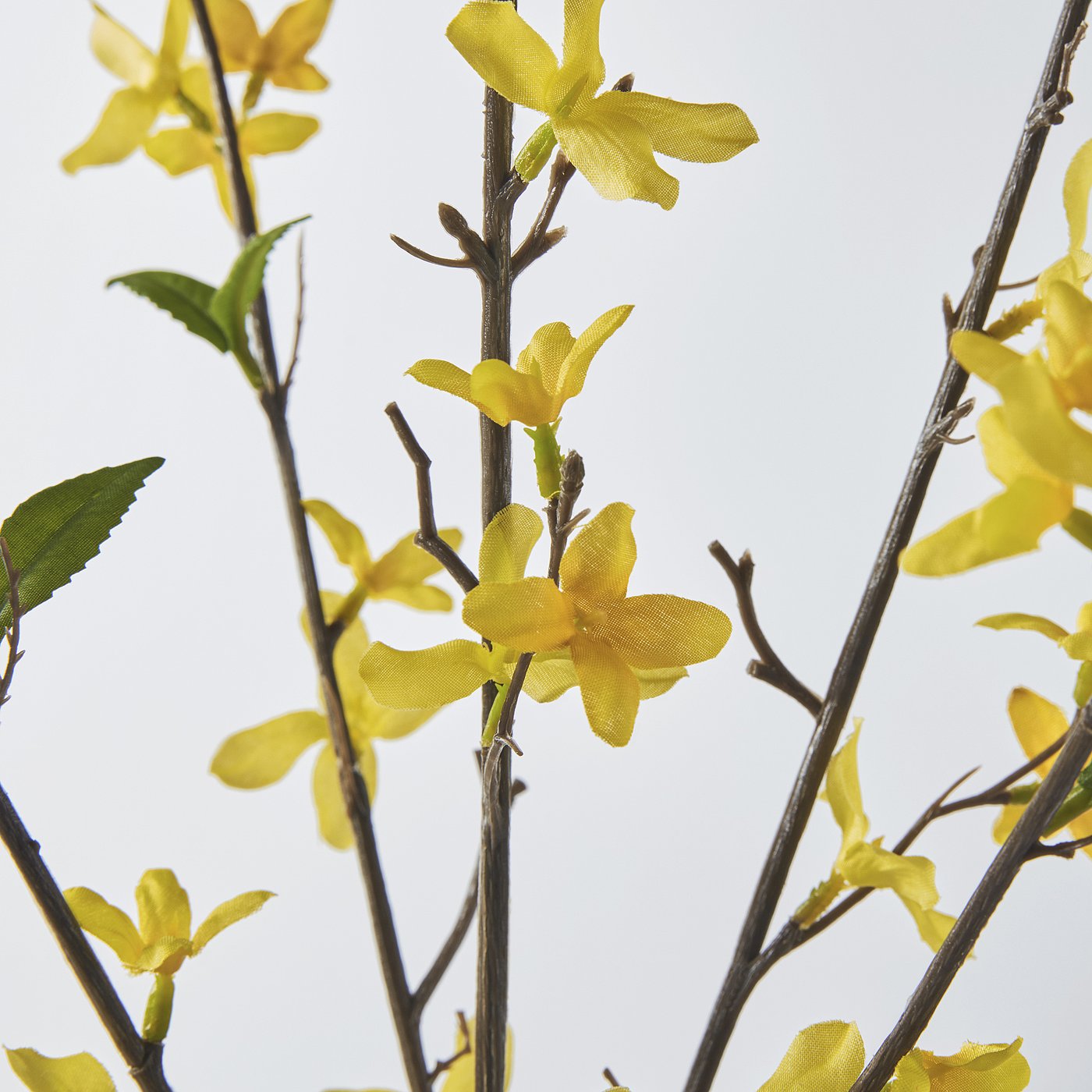 SMYCKA artificial spray, in/outdoor/forsythia yellow