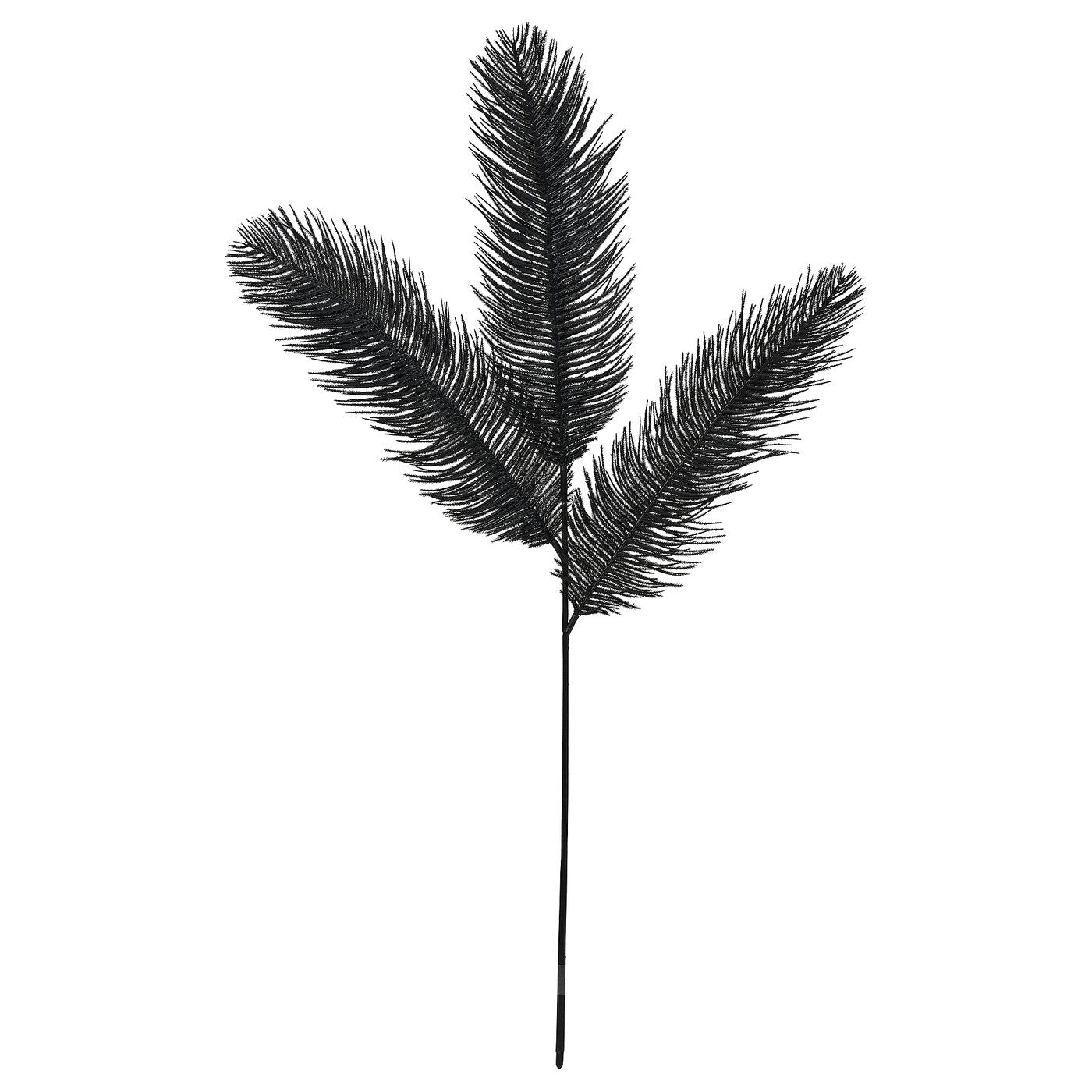 SMYCKA artificial spray, in/outdoor/black, 65 cm