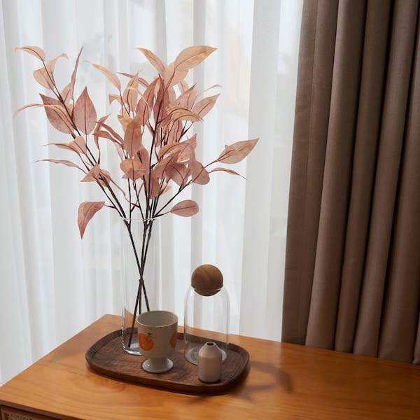 Ikea SMYCKA - Artificial branch, eucalyptus/pink,60 cm