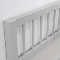 SMYGA - Bed frame, light grey, 90x200 cm