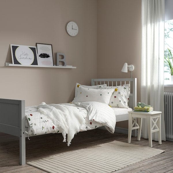 Ikea SMYGA - Bed frame, light grey, 90x200 cm
