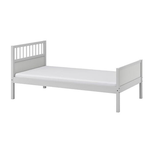 Ikea SMYGA - Bed frame, light grey, 90x200 cm