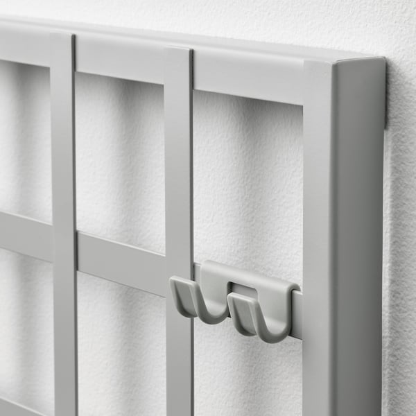 SNICKRA - SNICKRA 8-piece storage board set, grey-green, 38x38 cm