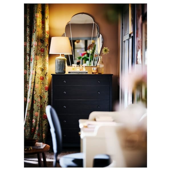 Ikea SNÖBYAR Table lamp - ceramic-turquoise/grey 52 cm