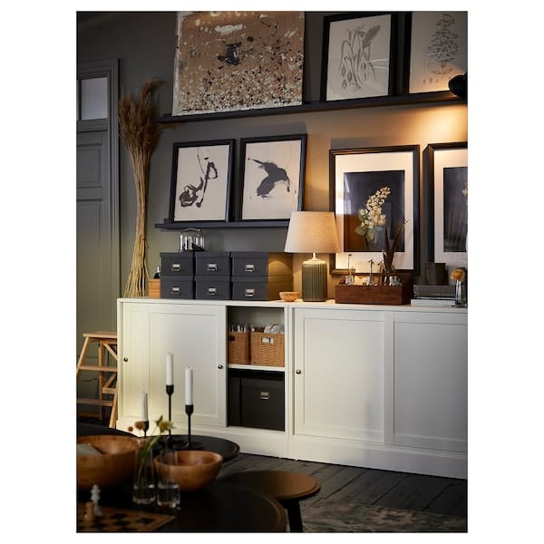 Ikea SNÖBYAR Table lamp - ceramic-turquoise/grey 52 cm