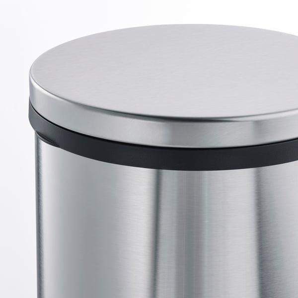 SNÖRPA pedal bin, stainless steel, 12 l