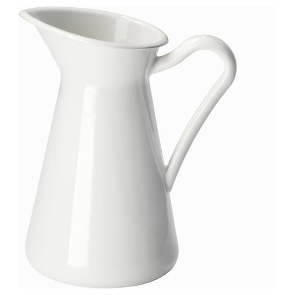 Ikea SOCKERÄRT - Vase/jug, white, 16 cm