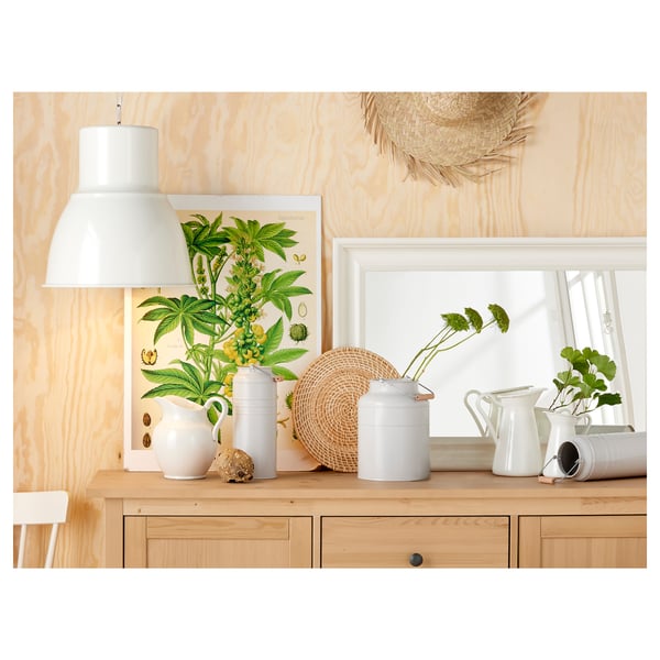 SOCKERÄRT vase/jug, white, 22 cm