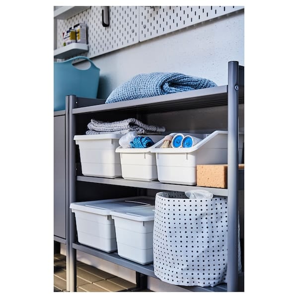 Ikea SOCKERBIT - Box, white, 19x26x15 cm