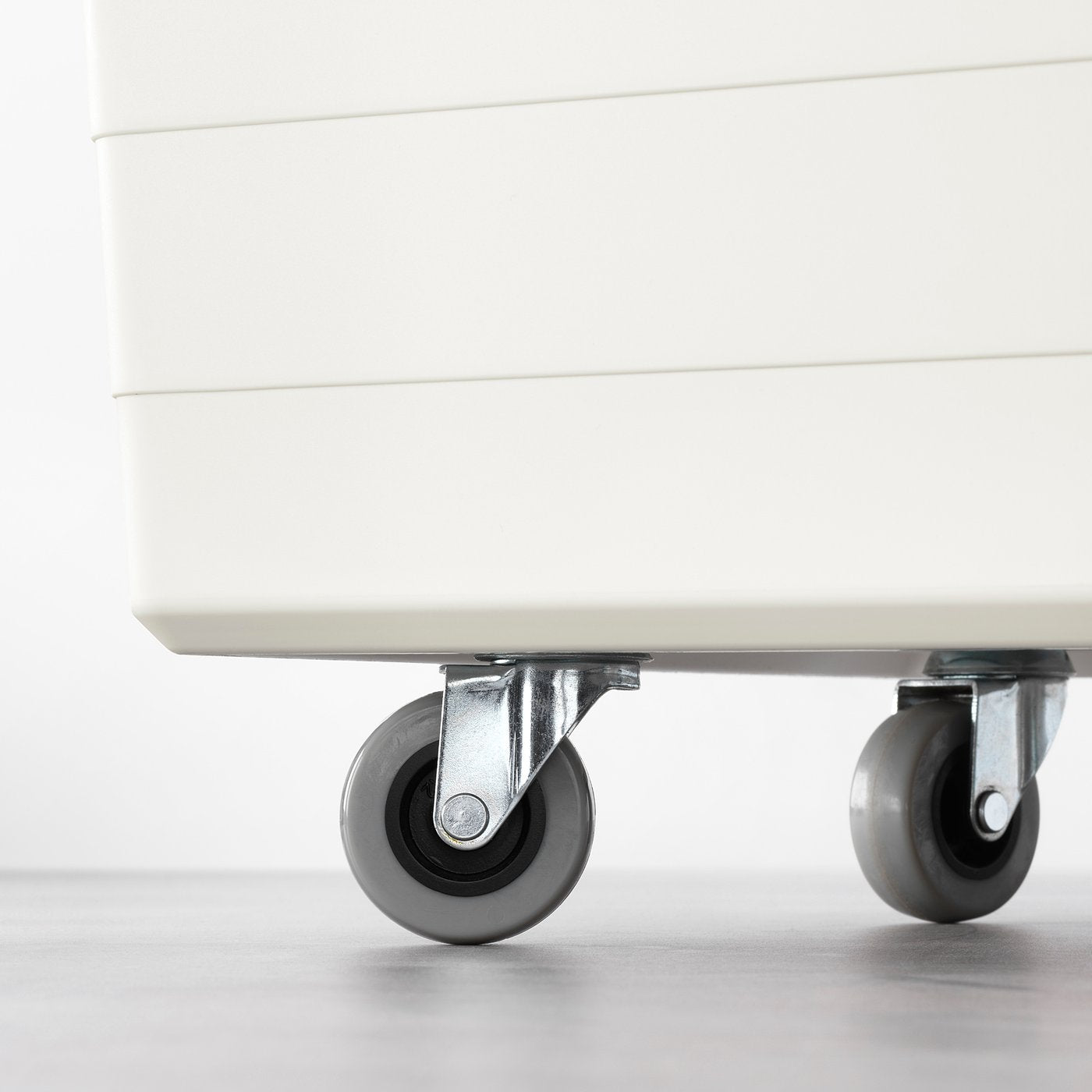 SOCKERBIT box with castors and lid, white, 38x76x37 cm