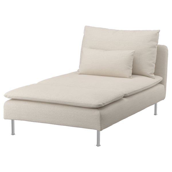 SÖDERHAMN chaise longue, Gunnared beige, 93x83x151 cm
