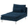 SÖDERHAMN chaise longue, Kelinge dark blue, 93x83x151 cm