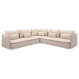 SÖDERHAMN corner sofa, 6-seat, Gransel natural, 291x14x99 cm