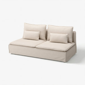 SÖDERHAMN cover for 3-seat section, Gransel natural
