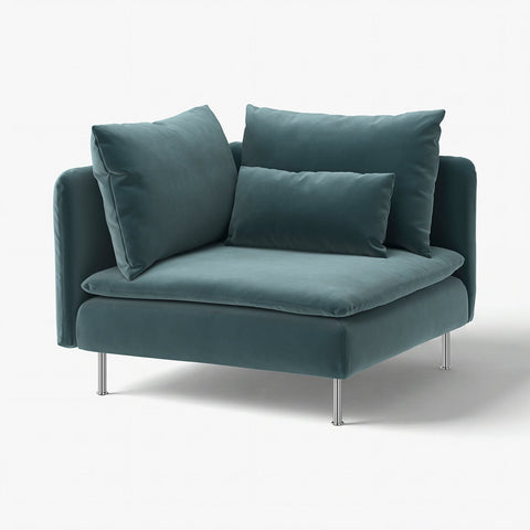 SÖDERHAMN cover for corner section, Alhamn dark grey-blue