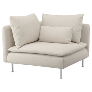 SÖDERHAMN cover for corner section, Gunnared beige