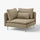 SÖDERHAMN cover for corner section, Johanneshov brown-beige