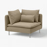 SÖDERHAMN cover for corner section, Johanneshov brown-beige