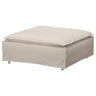 SÖDERHAMN cover for footstool, Gransel natural
