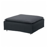 SÖDERHAMN cover for footstool, Knäbäck anthracite