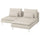 SÖDERHAMN - 2-seater sofa with chaise-longue, Gunnared beige