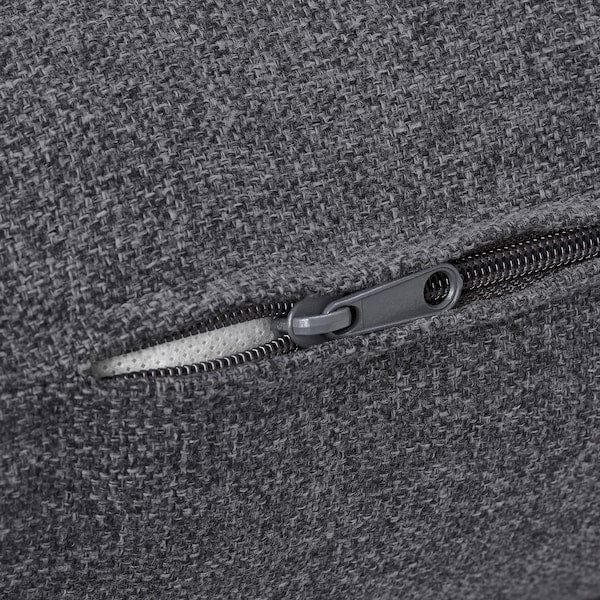 Ikea SÖDERHAMN - Divano a 2 posti con chaise-longue, Gunnared grigio fumo