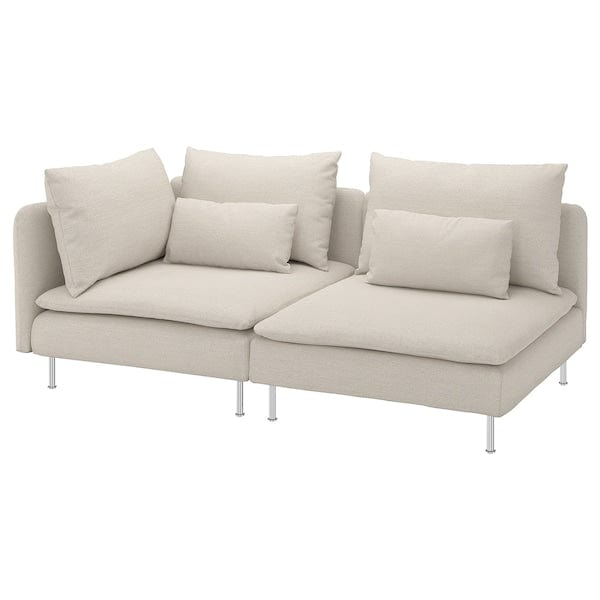 Ikea SÖDERHAMN - 3-seater sofa, open end/Gunnared beige