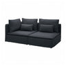 SÖDERHAMN 3-seat sofa, with open end/Knäbäck anthracite, 192 cm