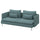 SÖDERHAMN 3-seat sofa, Fridtuna dark grey-blue, 198 cm