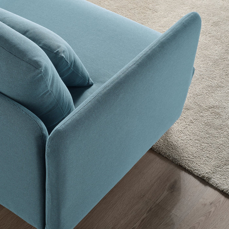 SÖDERHAMN 3-seat sofa, Fridtuna dark grey-blue, 198 cm