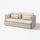 SÖDERHAMN 3-seat sofa, Gransel natural, 198 cm
