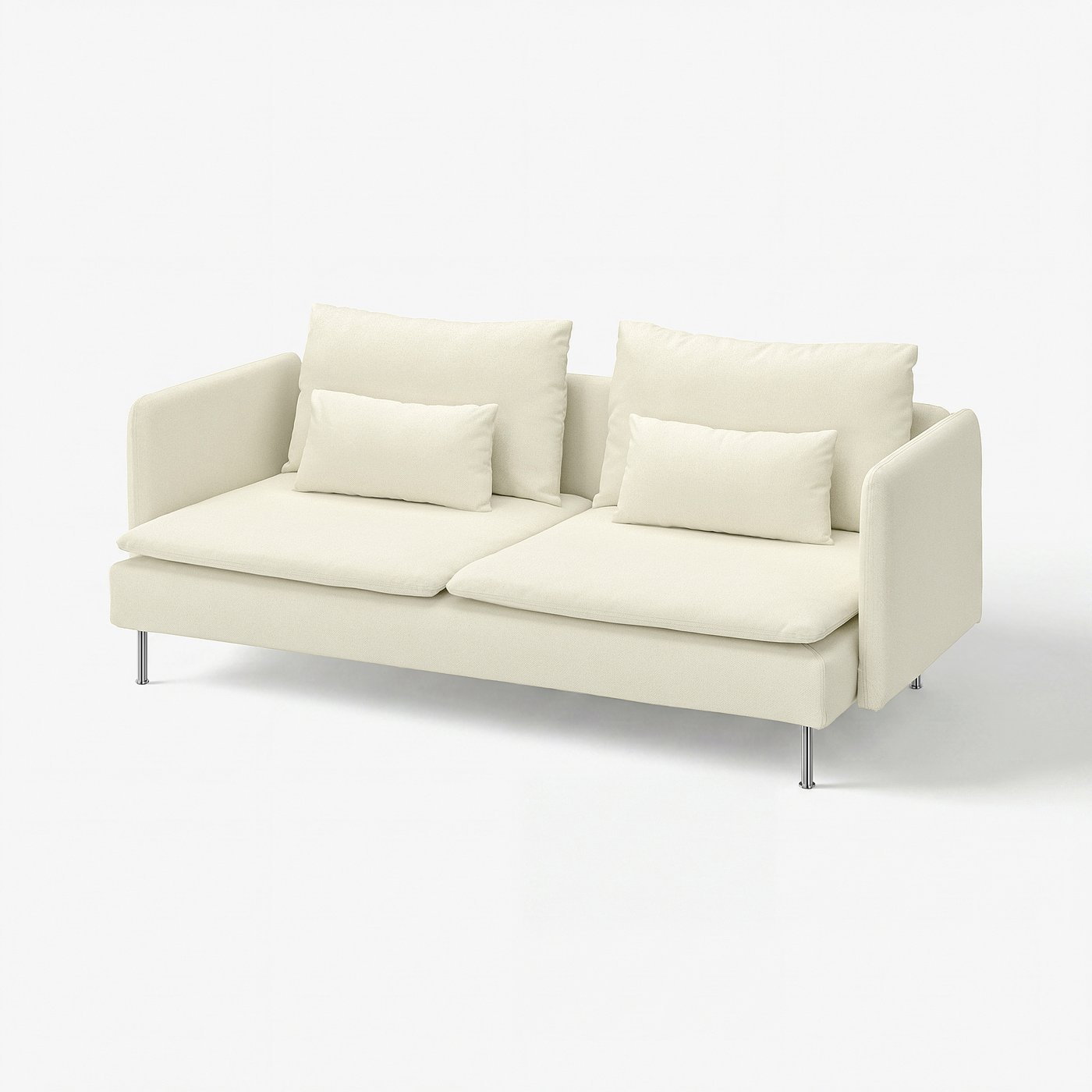 SÖDERHAMN 3-seat sofa, Johanneshov off-white, 198 cm