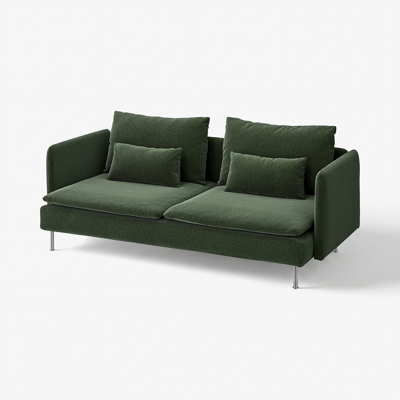 SÖDERHAMN 3-seat sofa, Johanneshov dark green, 198 cm