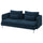 SÖDERHAMN 3-seat sofa, Kelinge dark blue, 198 cm