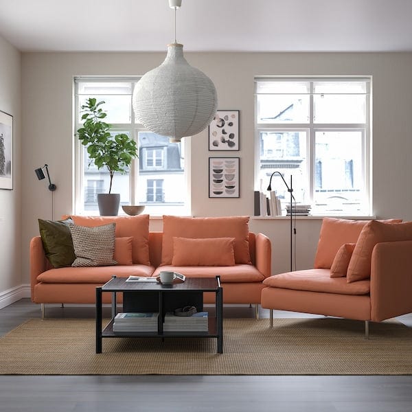 Ikea SÖDERHAMN - 3-seater sofa, Kelinge rust