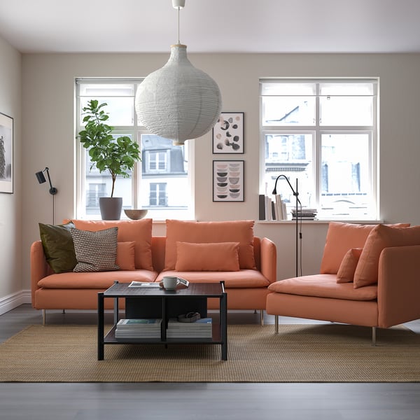 SÖDERHAMN - 3-seater sofa, Kelinge rust