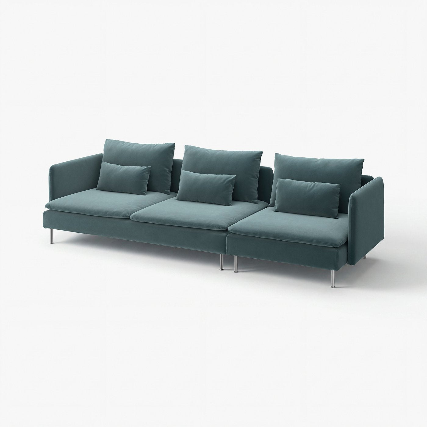 SÖDERHAMN 4-seat sofa, Alhamn dark grey-blue