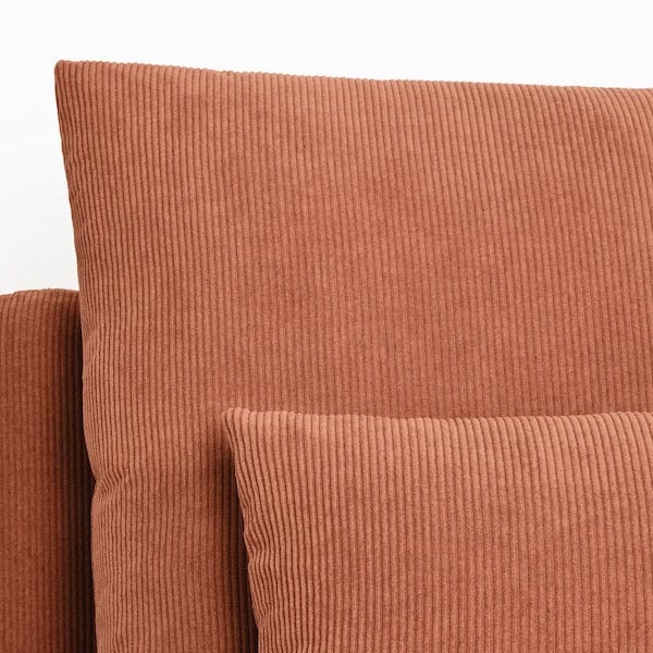 Ikea SÖDERHAMN - 4-seater sofa with chaise-longue, Kelinge rust