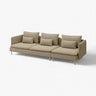 SÖDERHAMN 4-seat sofa, Johanneshov brown-beige