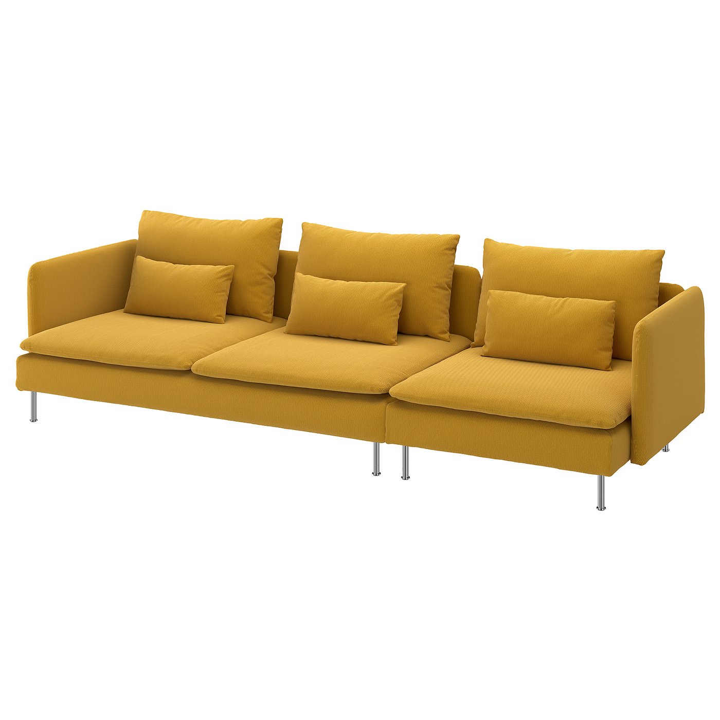 SÖDERHAMN 4-seat sofa, Kelinge dark yellow