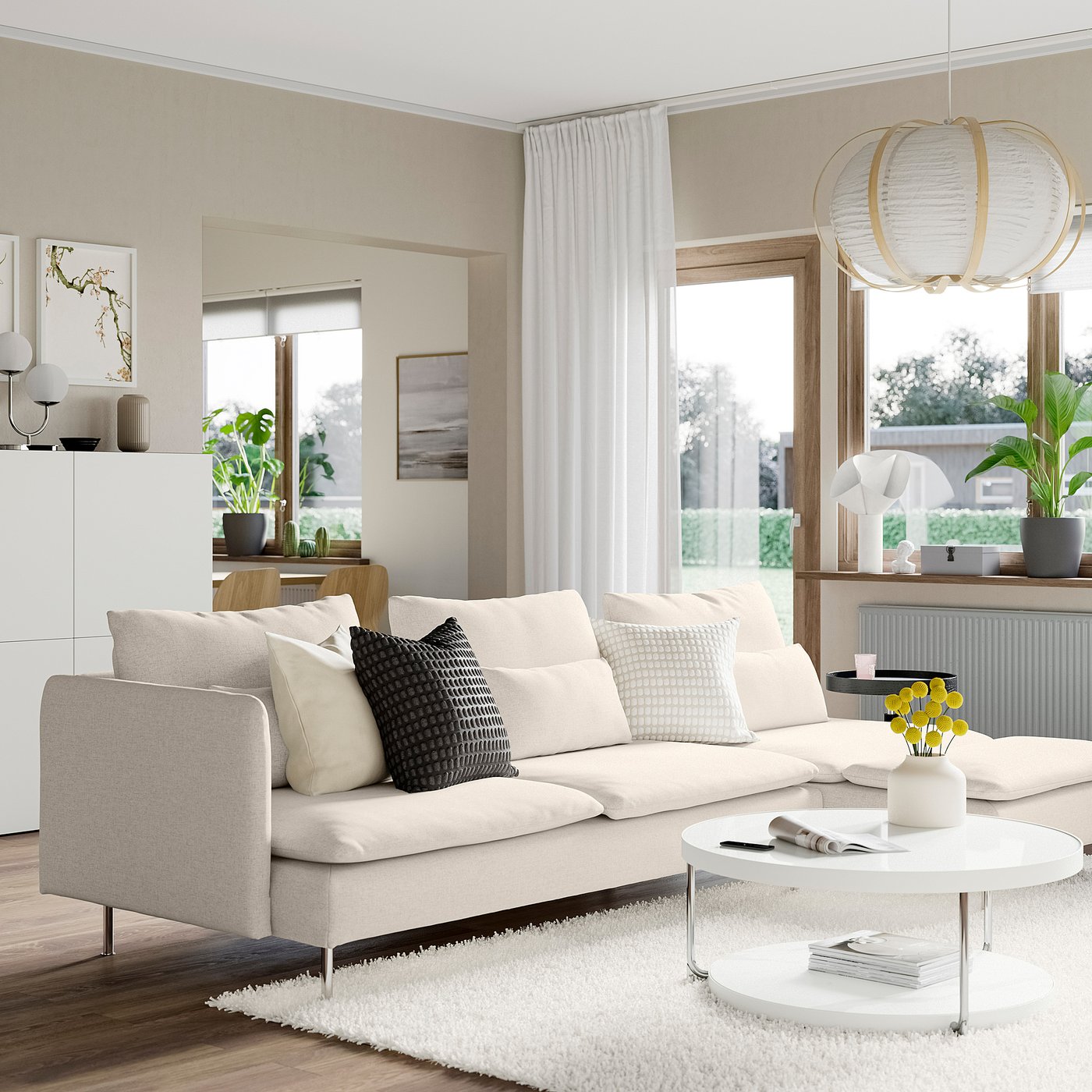 SÖDERHAMN 4-seat sofa