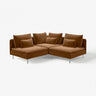 SÖDERHAMN corner sofa, 3-seat, Alhamn dark yellow-brown