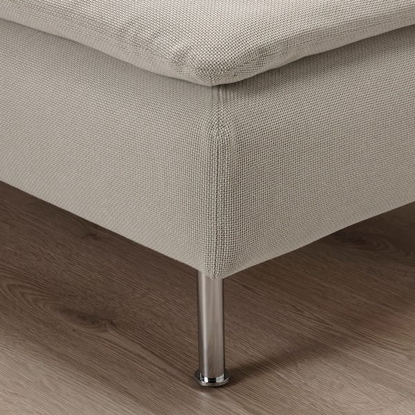 Ikea SÖDERHAMN 3-seater corner sofa, Fridtuna light beige ,