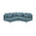 SÖDERHAMN corner sofa, 3-seat, Fridtuna dark grey-blue