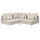 SÖDERHAMN - 3-seater corner sofa, Gunnared beige