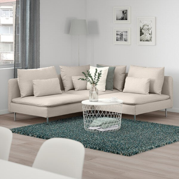 SÖDERHAMN - 3-seater corner sofa, Gunnared beige