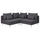 SÖDERHAMN - 3-seater corner sofa, Gunnared smoke grey