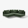 SÖDERHAMN corner sofa, 3-seat, Johanneshov dark green