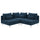 SÖDERHAMN corner sofa, 3-seat, Kelinge dark blue