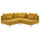 SÖDERHAMN corner sofa, 3-seat, Kelinge dark yellow